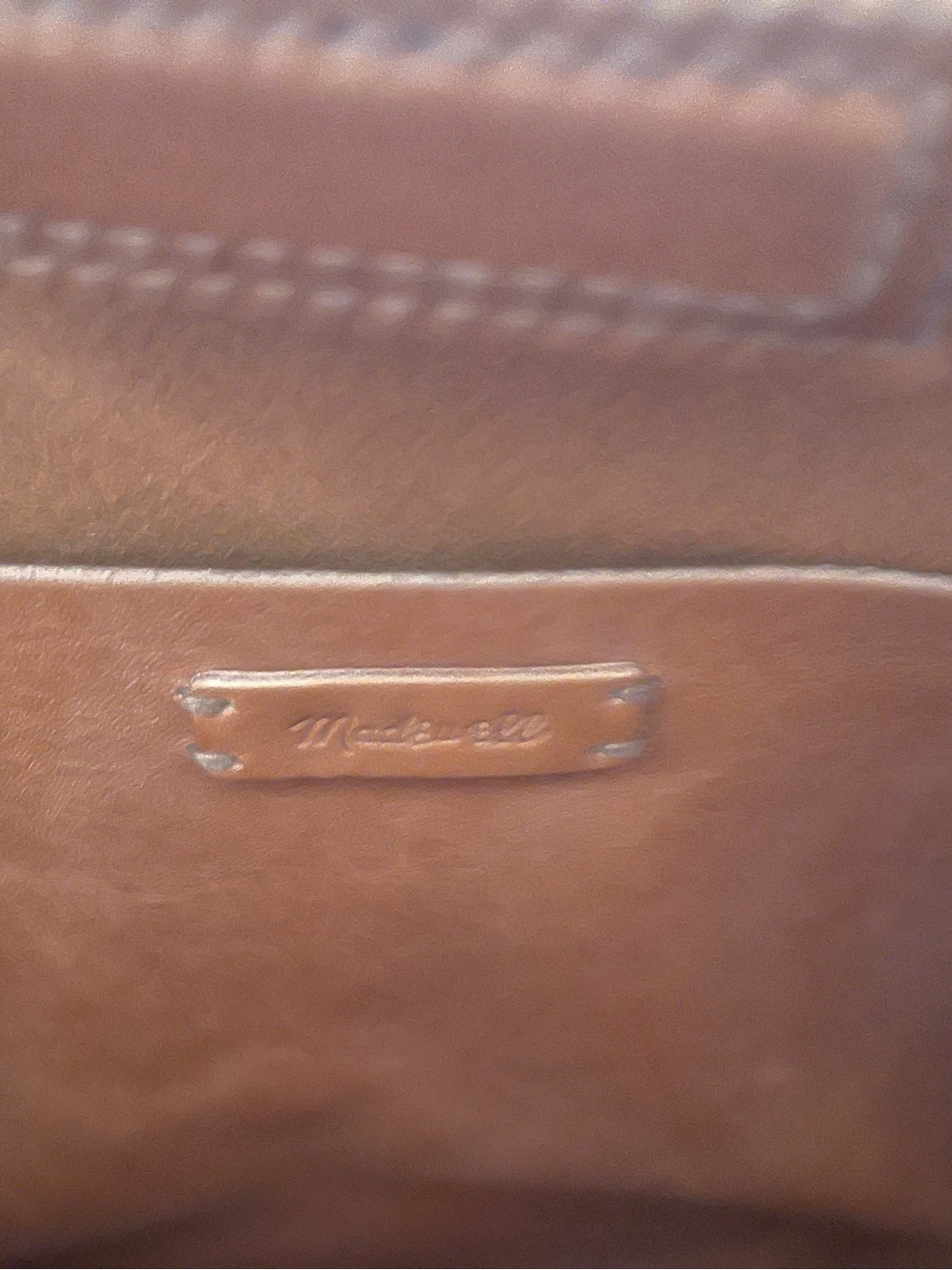 Madewell Leather Shoulder Bag in Cognac - Picture 4 of 5